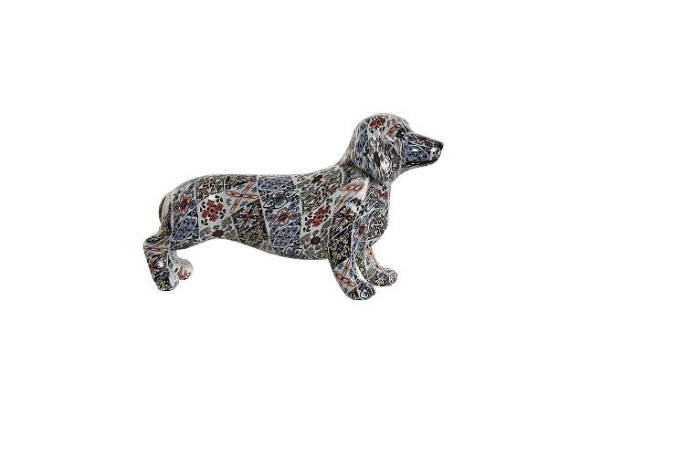 FIGURA RESINA 22X6X12 PERRO